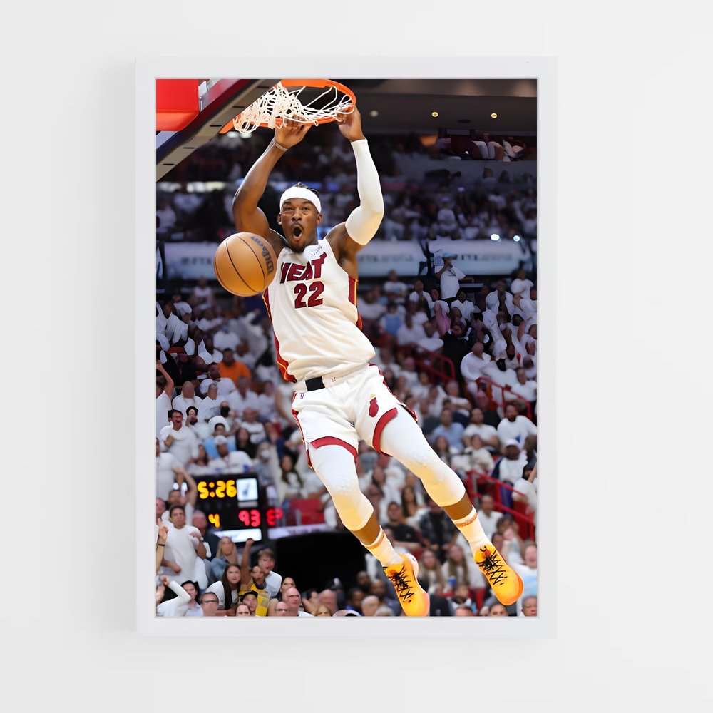 Poster Jimmy de butler – affiche Basketball (vue 3)